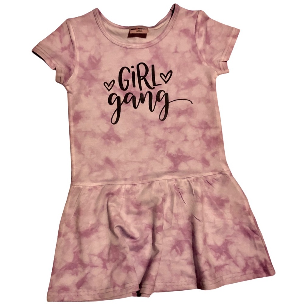 2T purple tie dye dress